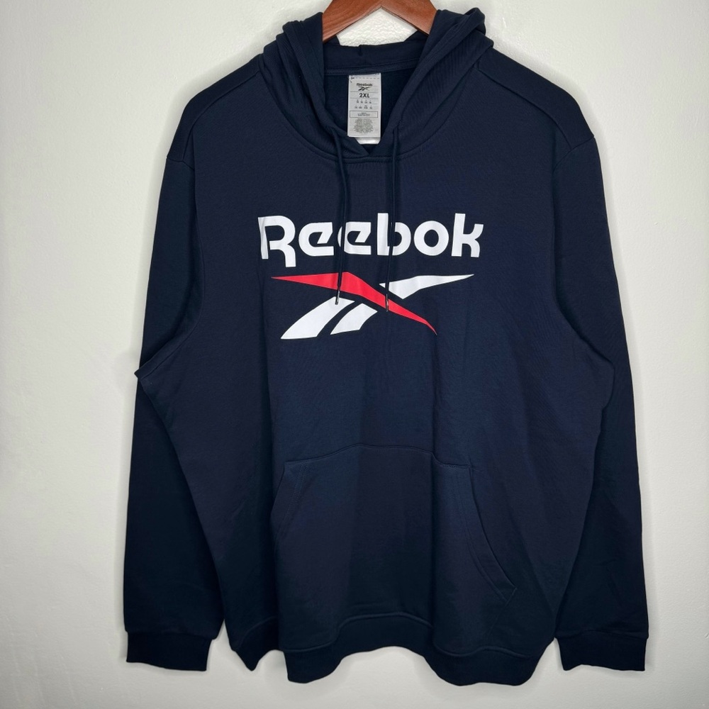 Reebok Blue Cotton Hoodie Size‎ 2XL